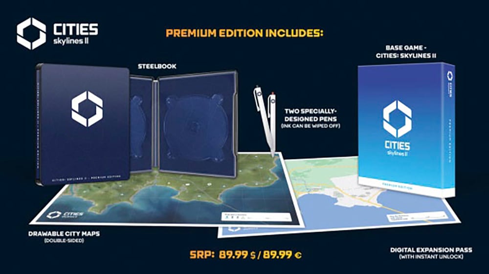 Paradox Interactive Spielesoftware »Cities: Skylines II Premium Edition« PC