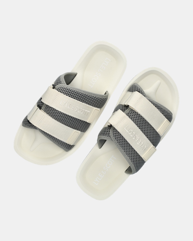 Lyle & Scott Tolsta Slippers  - wit