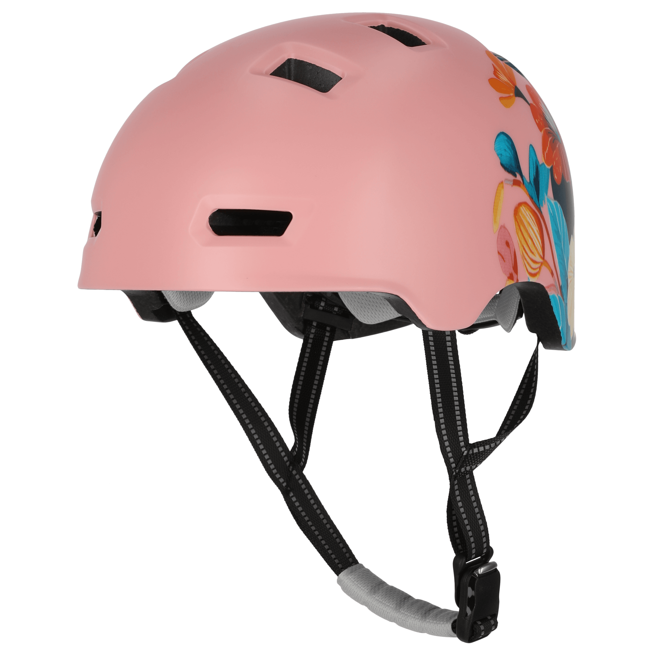 CrazySafety Rampage Flower Bicycle Helmet - Sykkelhjelmer