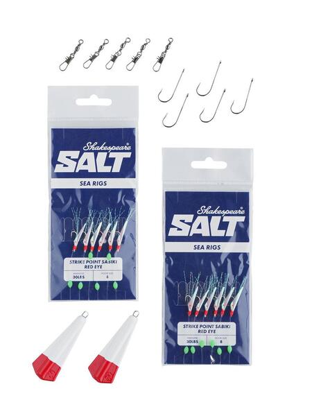 Combo Tele Mer Shakespeare Salt Herring Hustler Set 3.00m (90g)