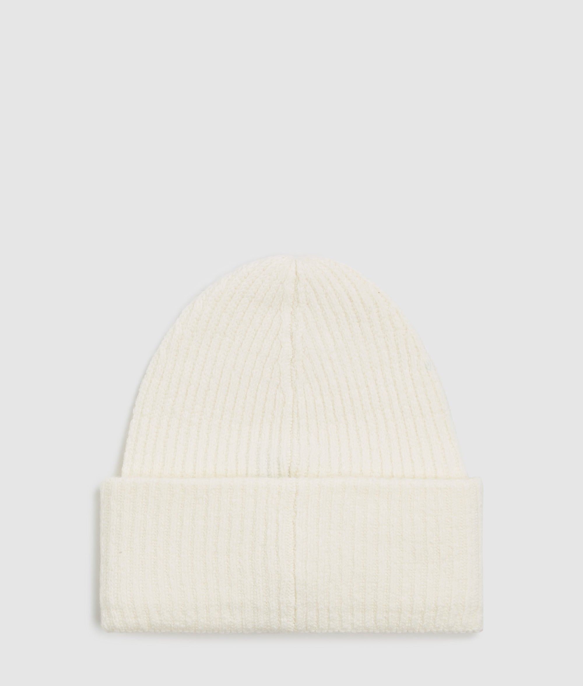 Lange muts met logopatch