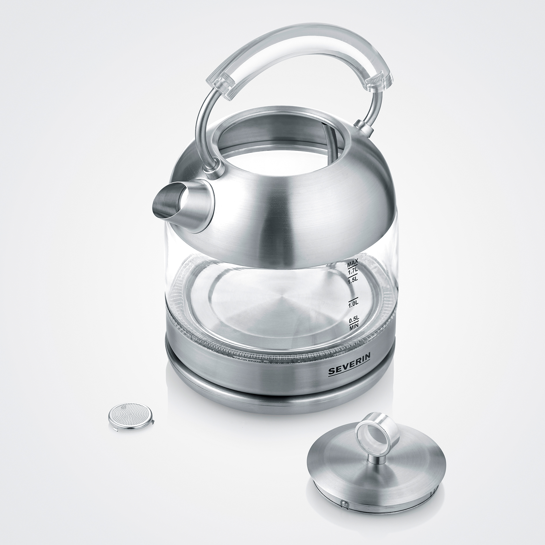 SEVERIN Glas-Wasserkocher WK 3459 - 1,7 Liter