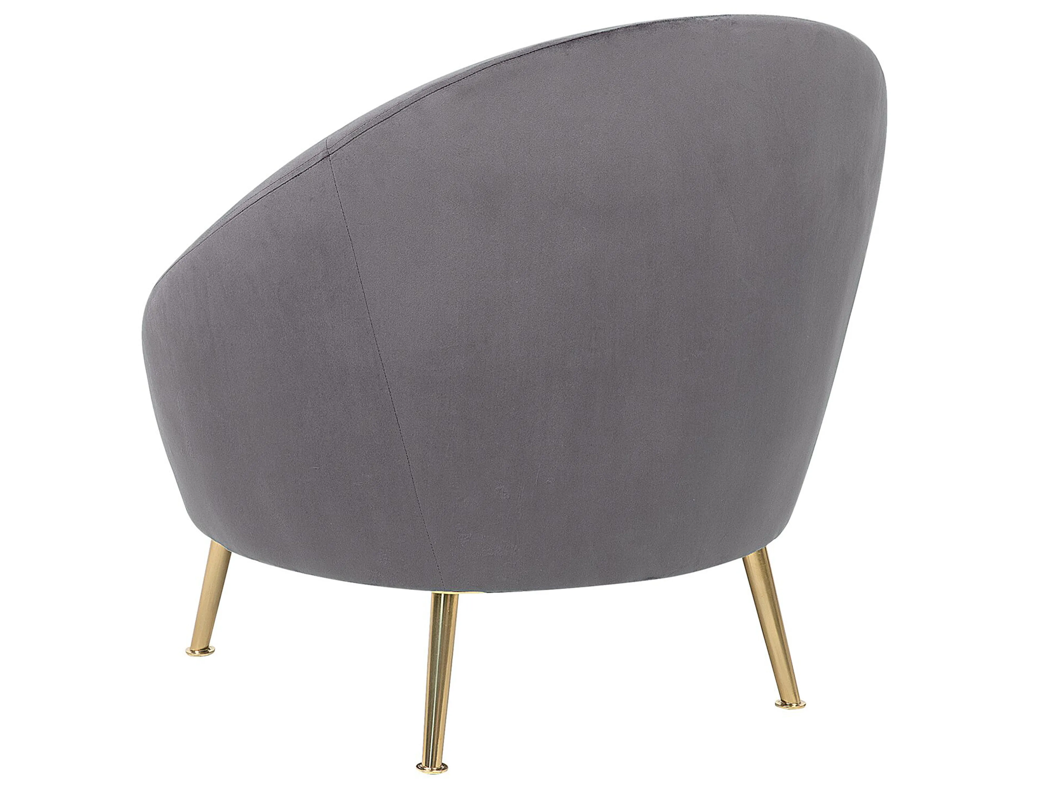 Fauteuil LANGA Fluweel Grijs