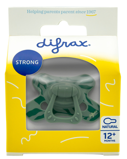 Difrax Fopspeen Natural 12  Maanden Sage Leafs 1ST