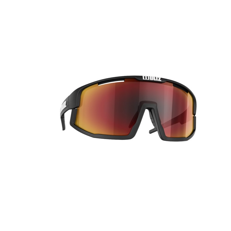 Bliz Vision Matt Black, Smoke With Red Multi