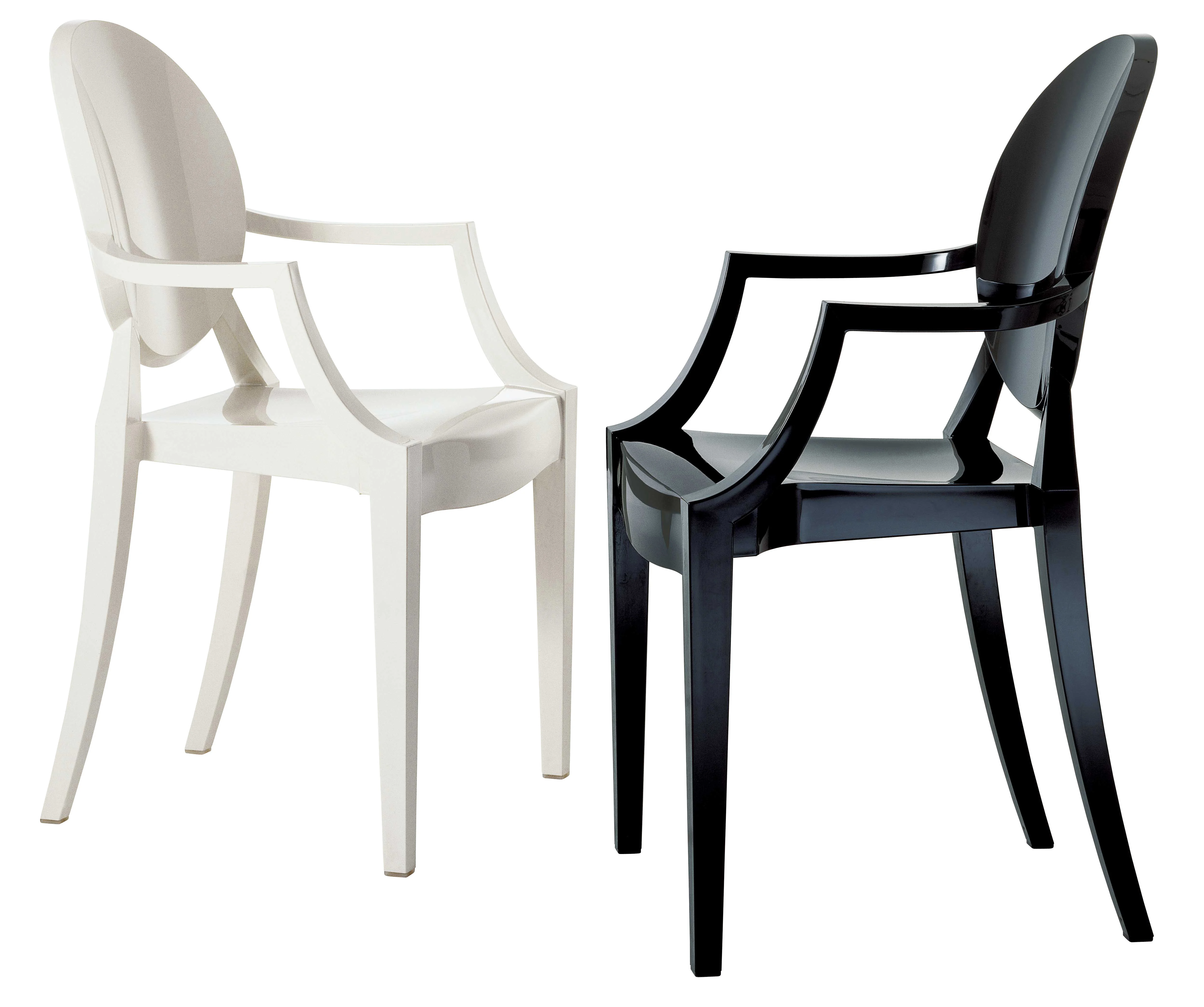 LOUIS GHOST - Fauteuil empilable | Noir