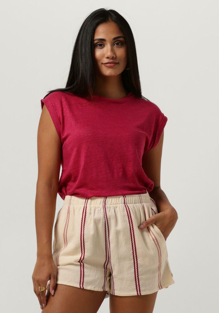 BY-BAR fuchsia by-bar top thelma linen top