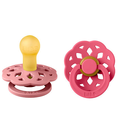 BIBS Böhmen Schnuller - 2er-Pack - Gr. 1 - Rund - Dusty Pink/Cor