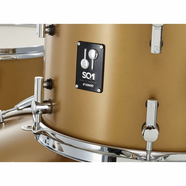 Sonor SQ1 Rock GT Satin Gold Metal.