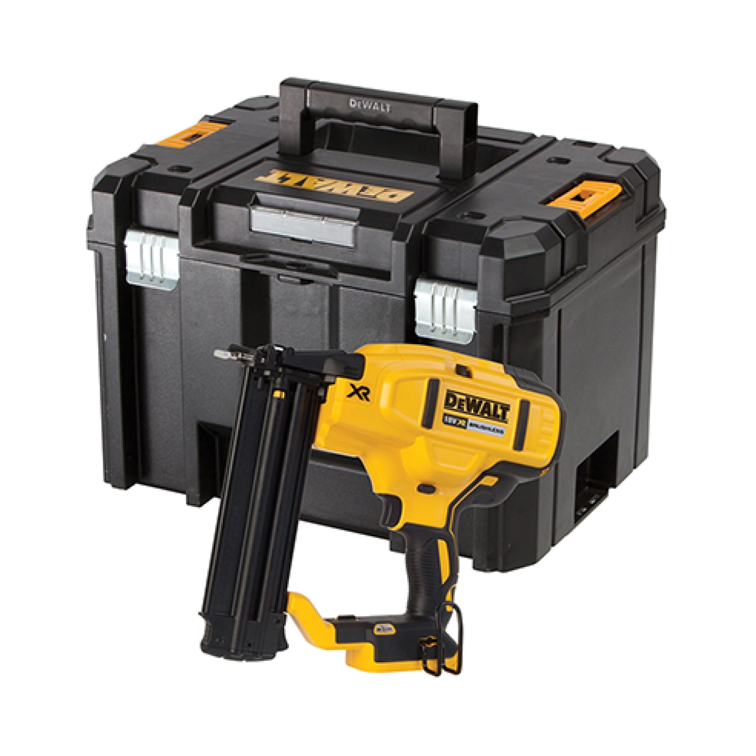 DeWALT DCN680NT 18V Li-Ion Accu afwerk tacker body in TSTAK - 15-54mm - 18 Gauge - koolborstelloos