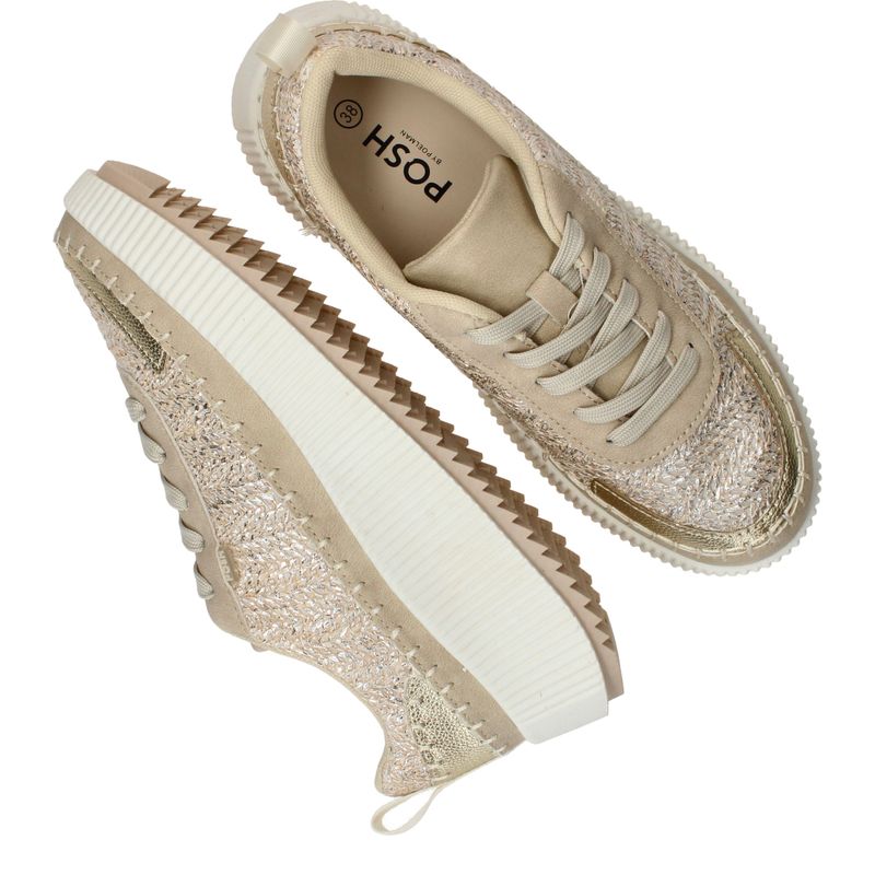 POSH by Poelman Sneakers Goud Dames