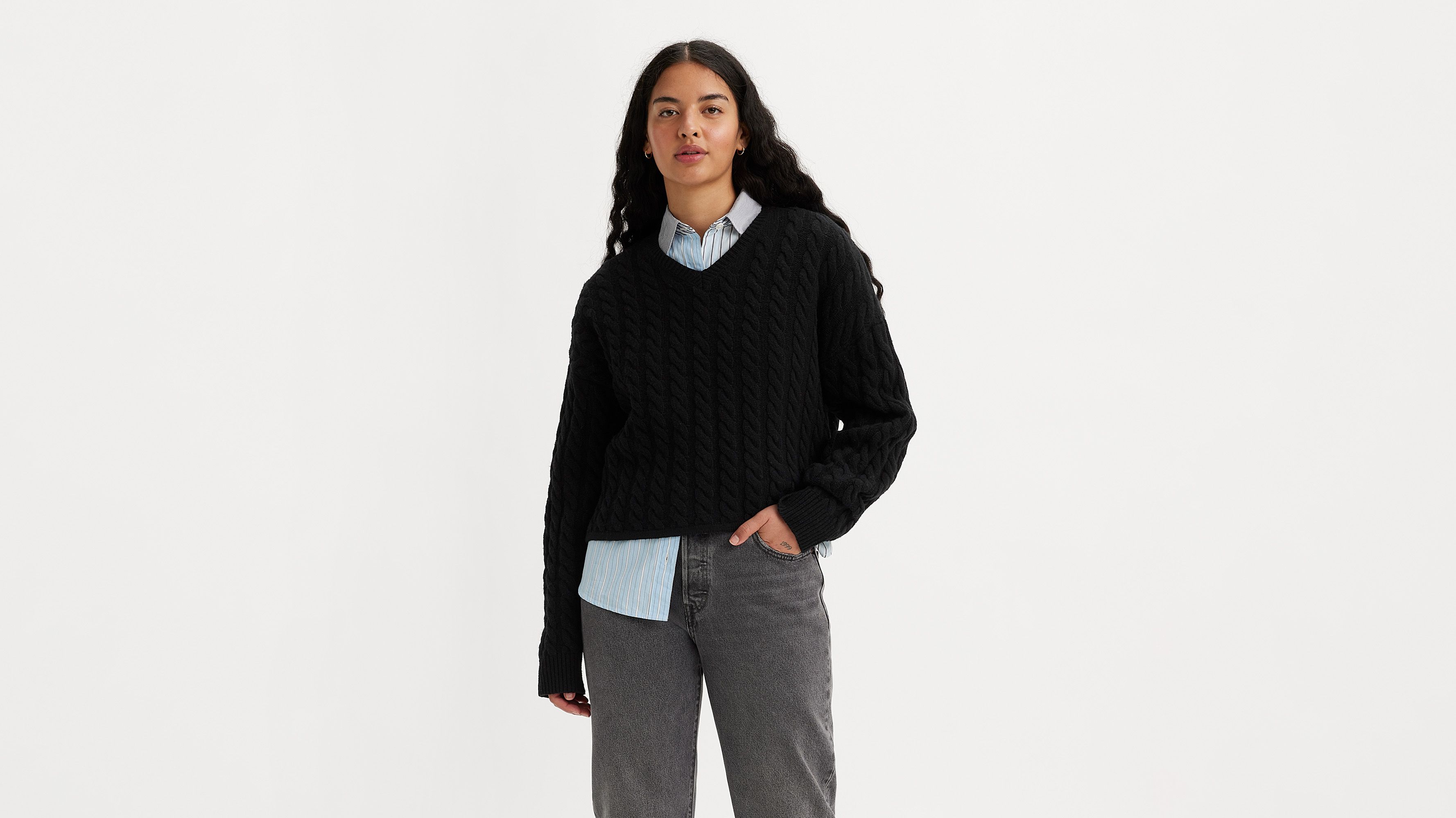 Pull-over Rae - Caviar - Noir
