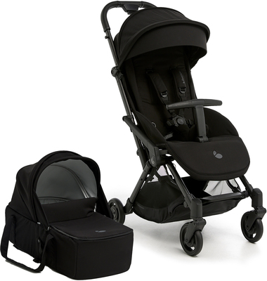 Beemoo Easy Fly Lux 4 Trille med Liggedel, Jet Black