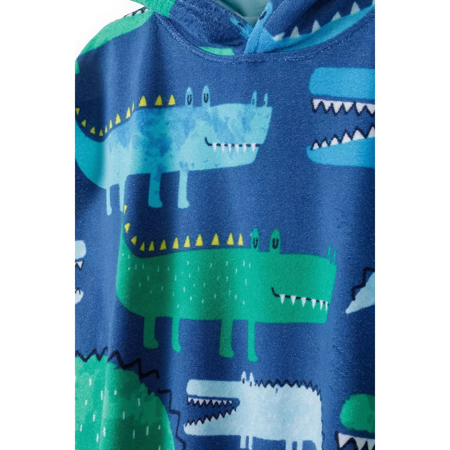 MINOTI Badeponcho DunkelblauGrün
