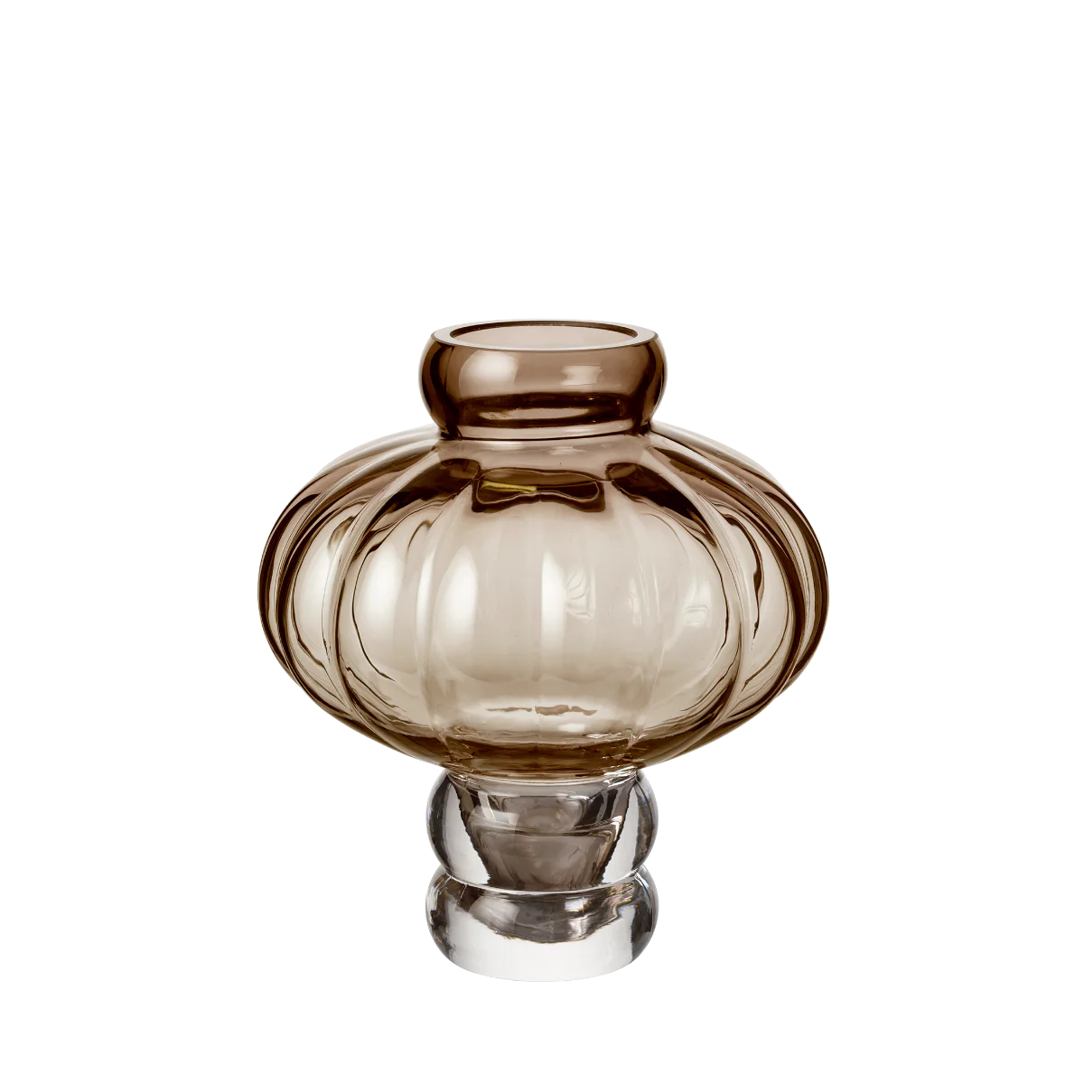 Louise Roe  Balloon vase #02, smoke - H:20 cm.