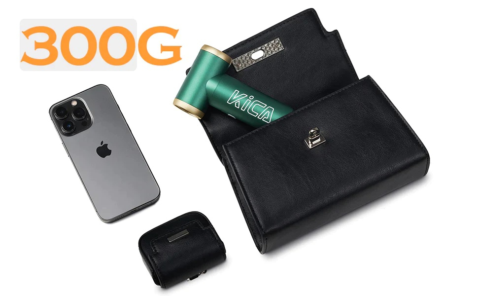 1100mAh 2in1 Jet Fan 2 Elektrische Luftpumpe USB Turbo Ventilator Multifunktionsgebläse Drehzahl bis zu 101000 U/min (4000720) - Blau
