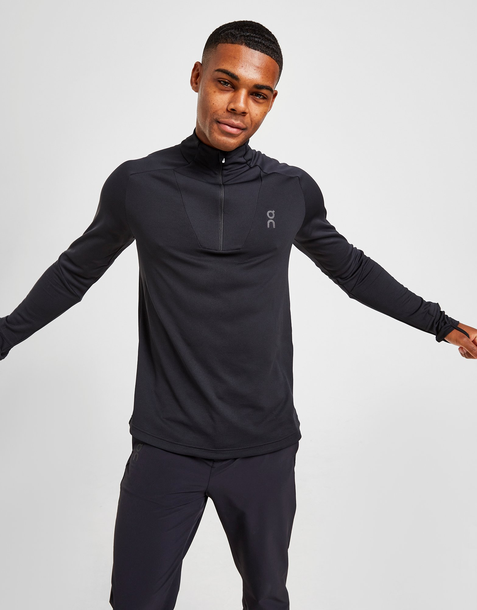 On Running Haut Zippé Climate Homme