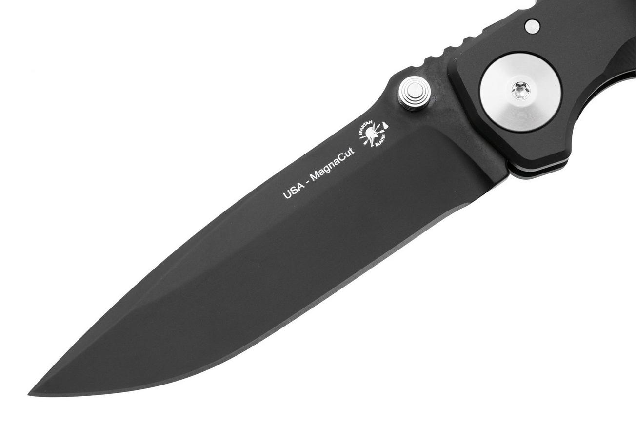 Spartan Blades Harsey Folder, Black PVD, Silver hardware SF5BK-SHW zakmes