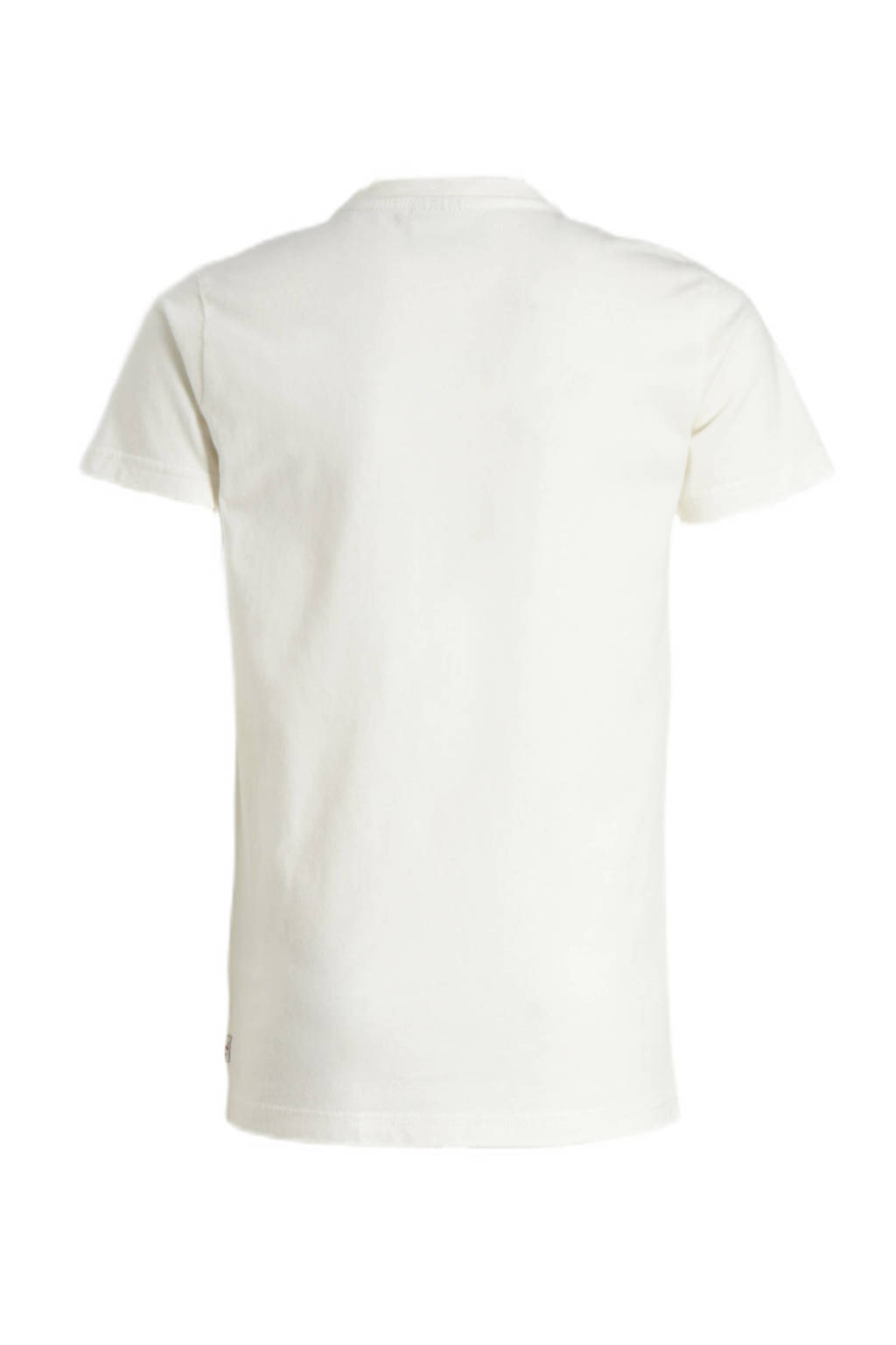 Petrol Industries T-shirt met logo krijtwit