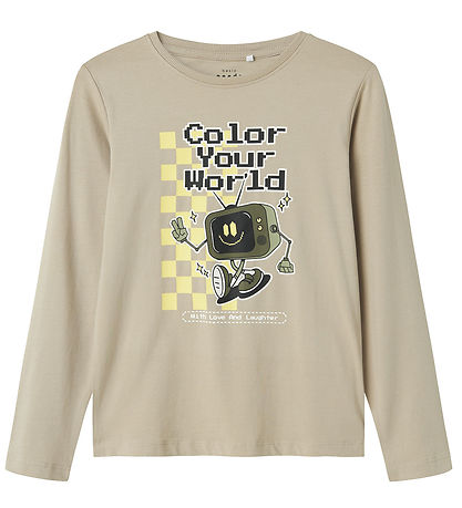 Name It Bluse - NkmVux - Reines Kaschmir/Color Your World