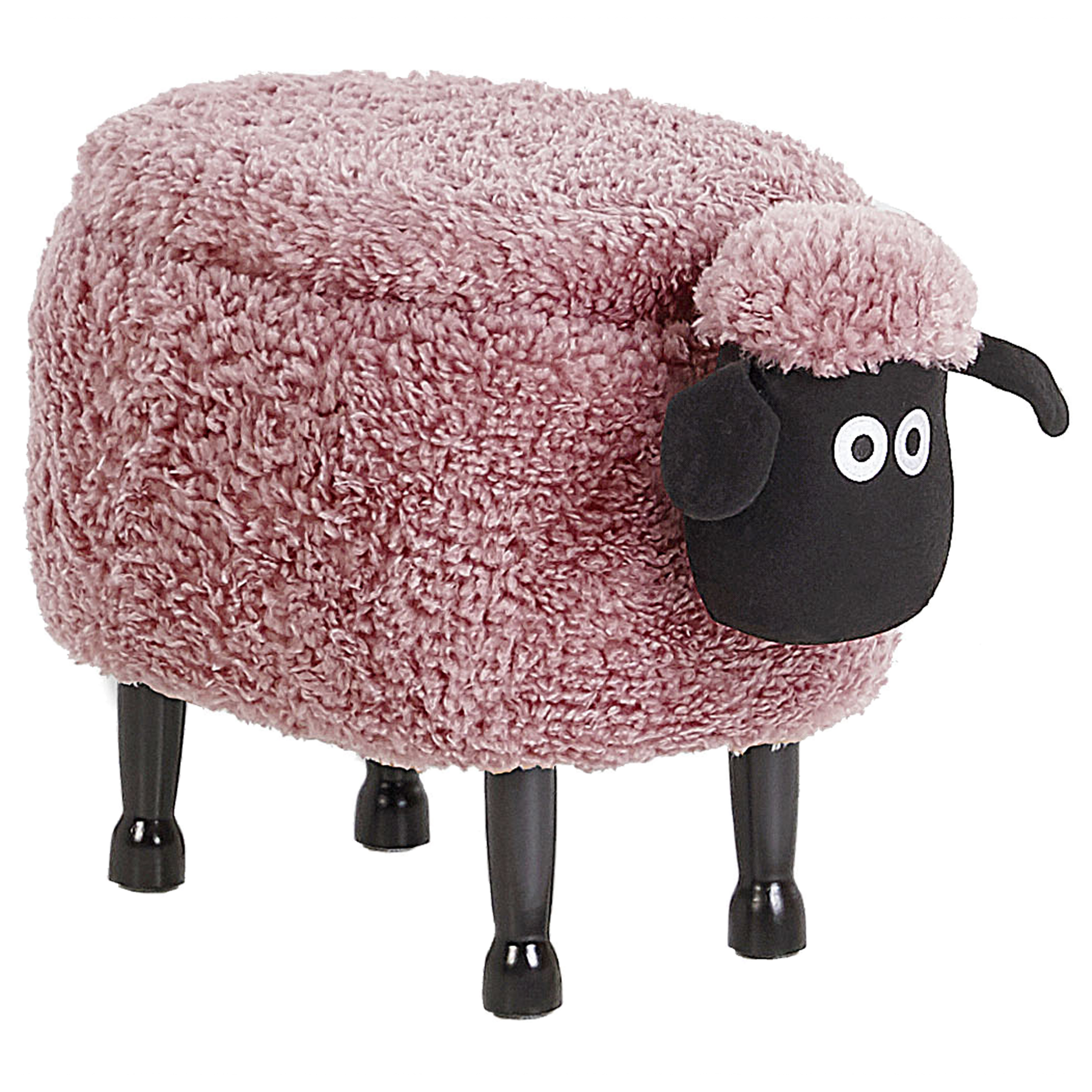 Beliani - SHEEP - Hocker - Roze - Polyester