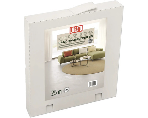 Lugato zelfklevende randisolatiestroken voor Mein Designboden 25 m x 50 mm