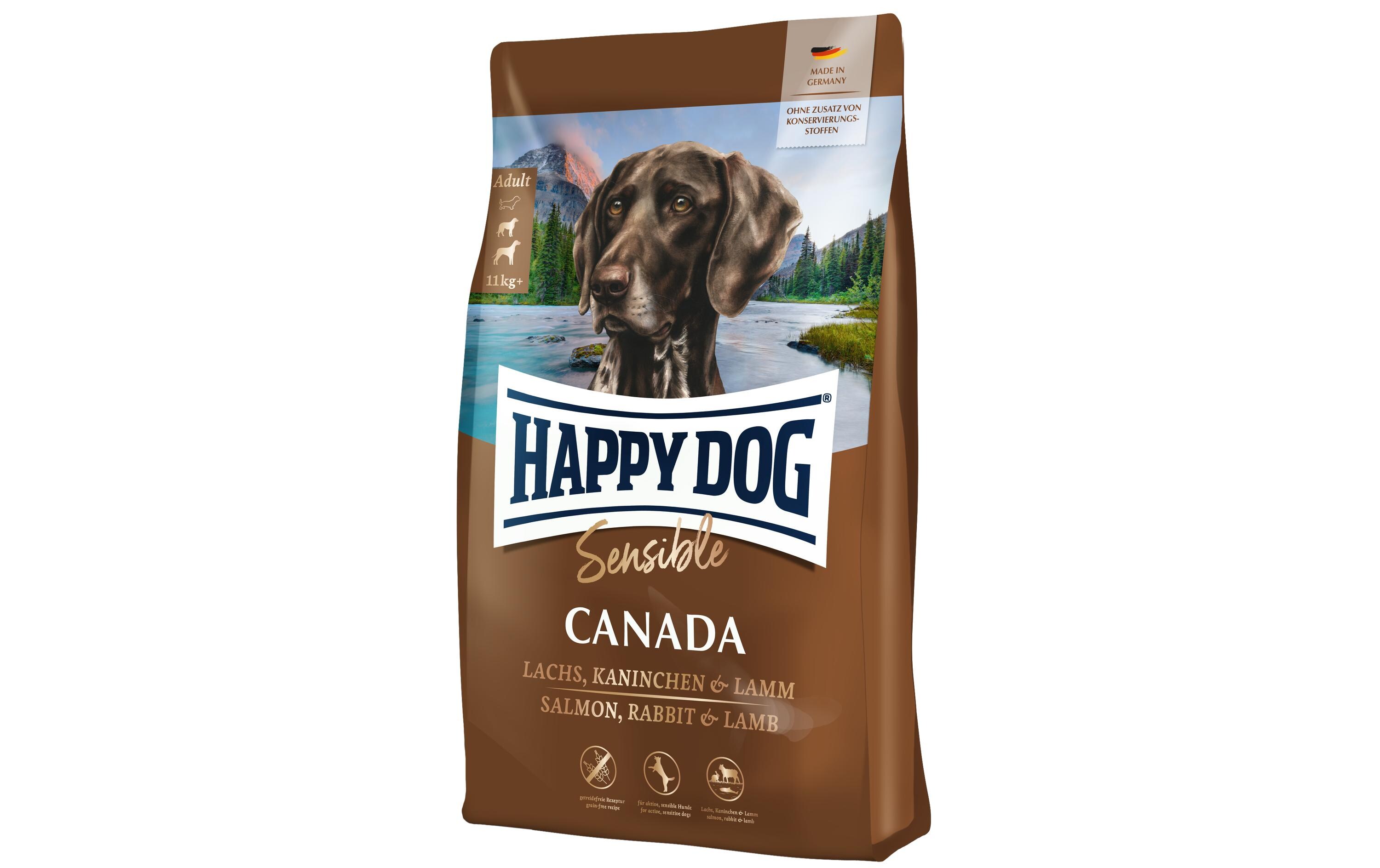 Trockenfutter Supreme Sensible Canada 4 kgGetreidefreie Vollnahrung mit Lachs, Kaninchen und Lamm