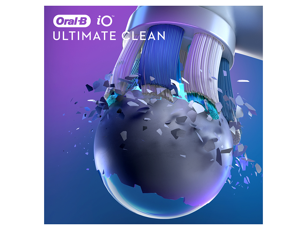 RECARGA ESCOVA ELÉTRICA ORAL-B IO ULTIMATE CLEAN BRANCO 2 UNIDADES
