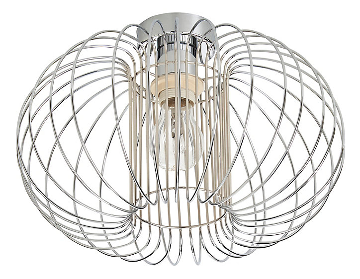 Plafonnier Colours Filum chrome Ø35 cm