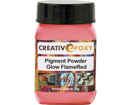 CreativEpoxy Pigmentpoeder voor giethars FlameRed rood 30 g