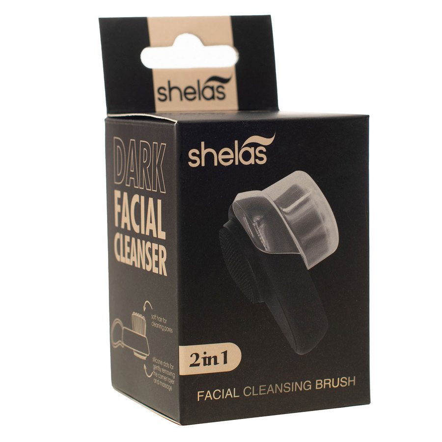Shelas 2 in 1 Facial Cleanser Brush