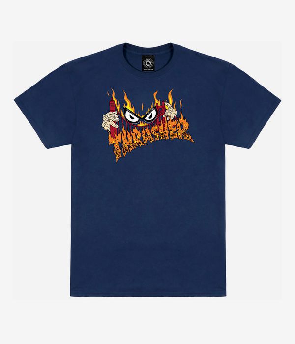 Thrasher x Neckface Sucka Free T-Shirt (navy)
