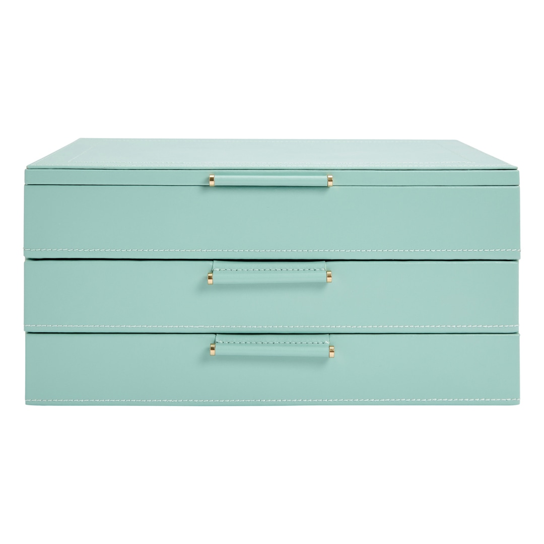 Wolf 1834 Sophia Schmuckbox mit Schubladen Jade