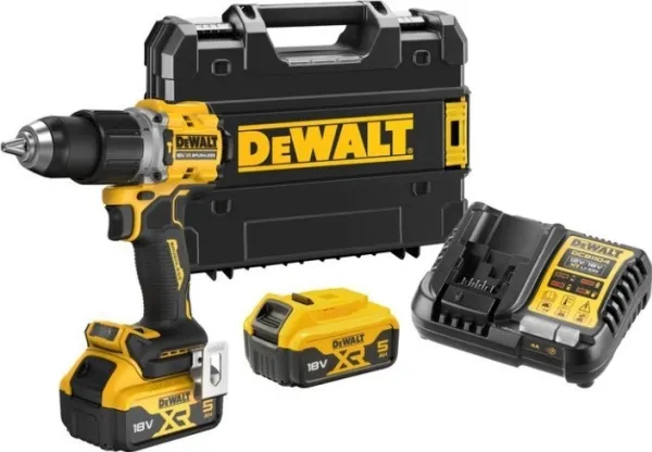 BOREMASKINE/DREV DEWALT DCD805P2T 18V 2X5,0AH BL TSTAK