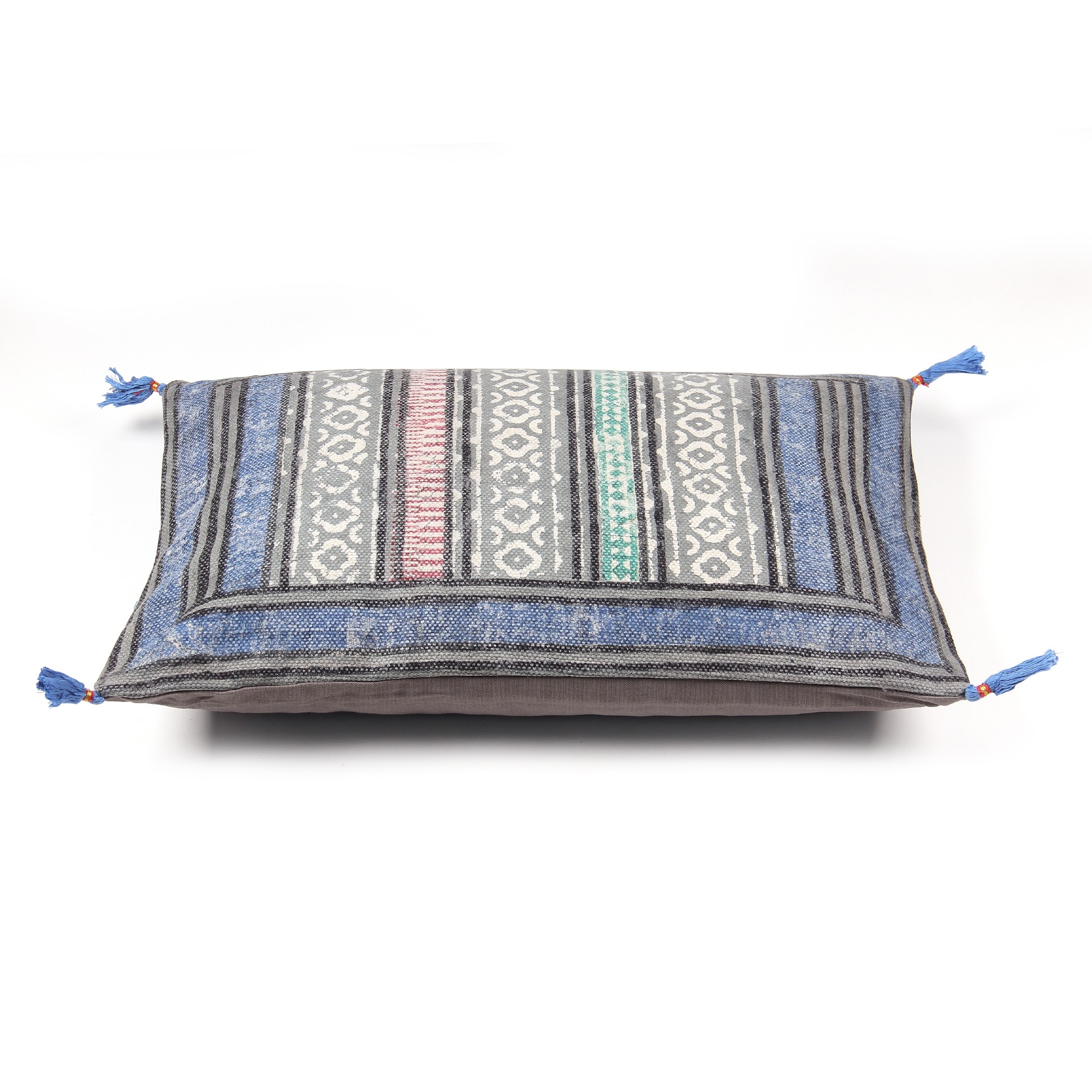 Kissen 'Ireby', blau, multicolor, B 60 cm, H 40 cm von fischer's lagerhaus