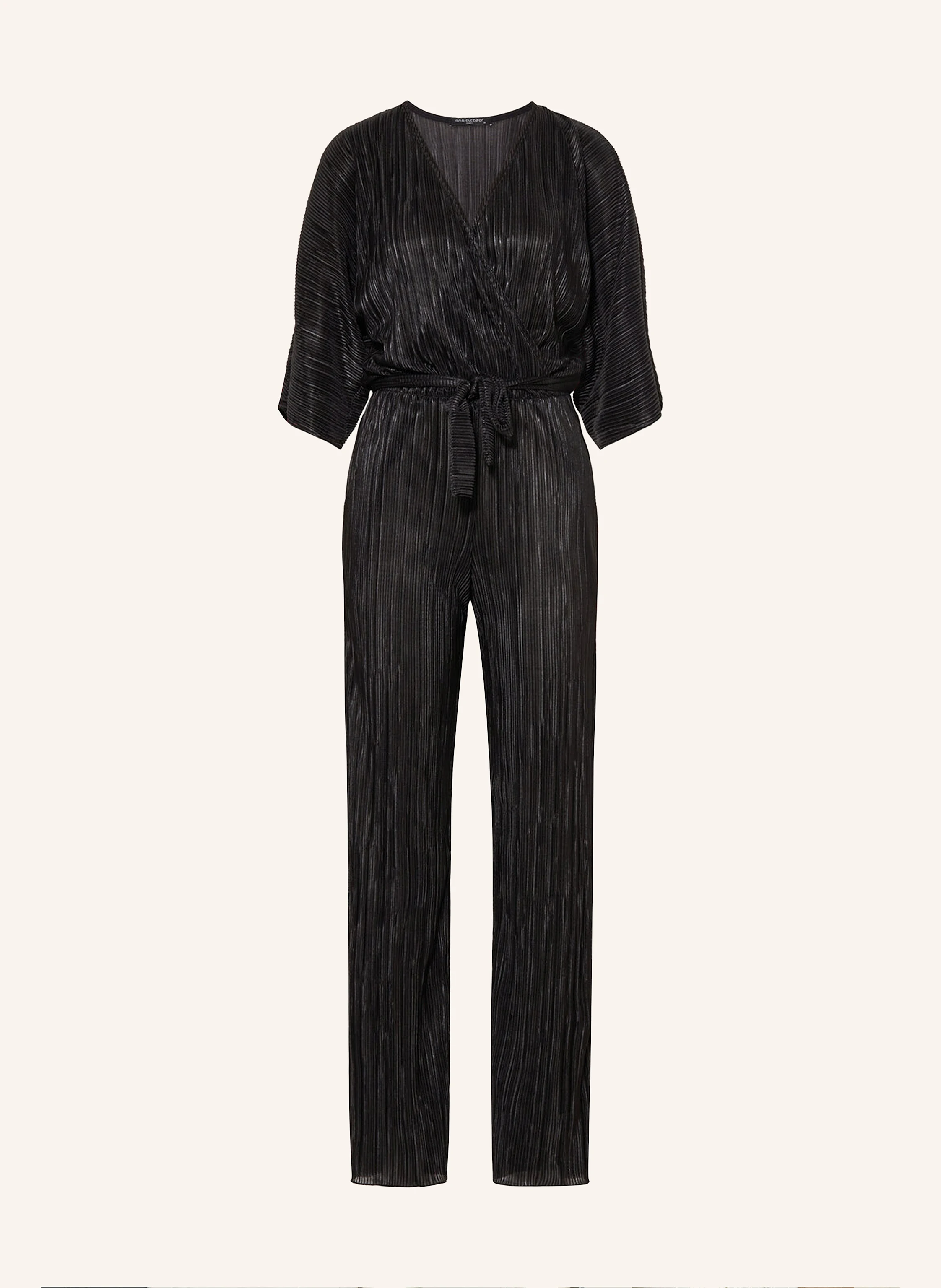Ana Alcazar Jumpsuit mit 3/4-Arm in Wickeloptik