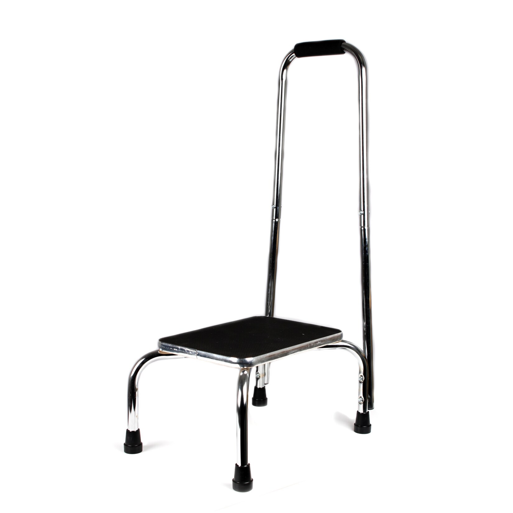 Vital Comfort Trittstufe mit Haltegriff, chrom