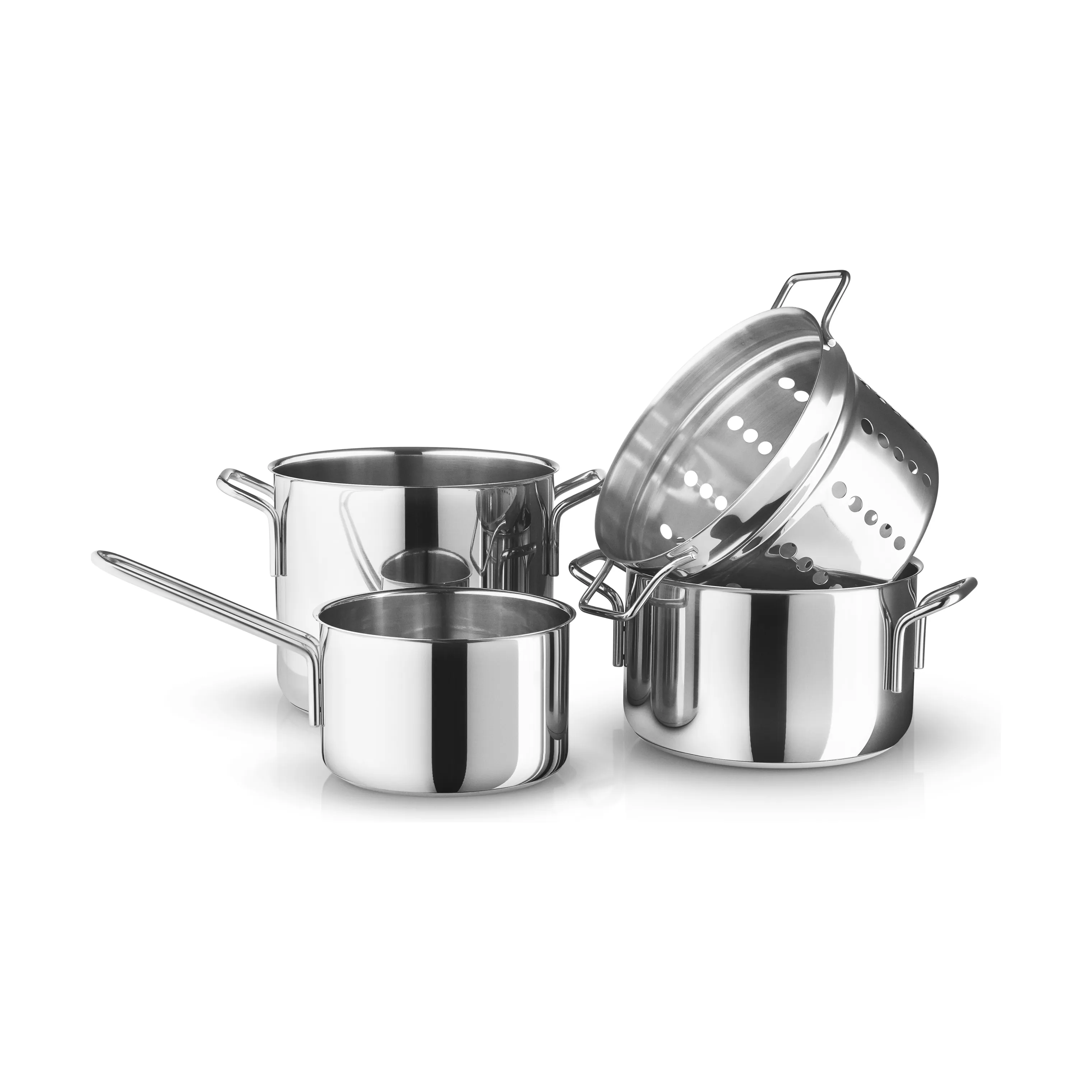 Eva Trio Stainless Steel Grydesæt - 4 dele