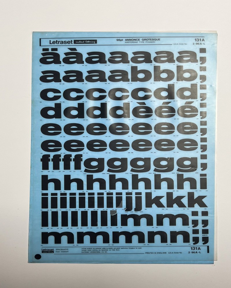 letraset-131A-ANNONCEGROTESQUE-96pt