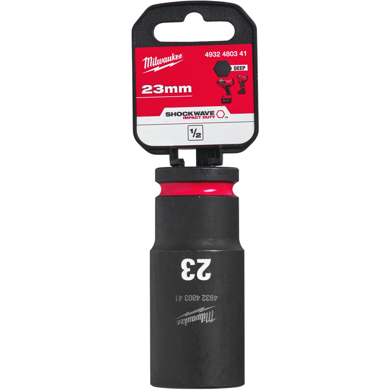 Milwaukee slagdop Shockwave 1/2 lang 23mm*