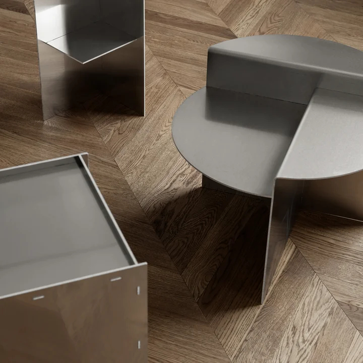 Frama - Rivet Beistelltisch, Aluminium