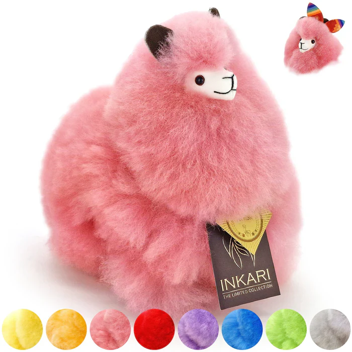 Inkari  Rainbow Alpaca, small - Cotton Candy