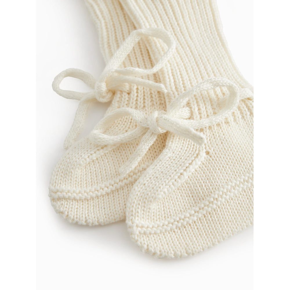 Køb MarMar Newborn Modal Mix Mini Dots Gentle White Abootie Futter
