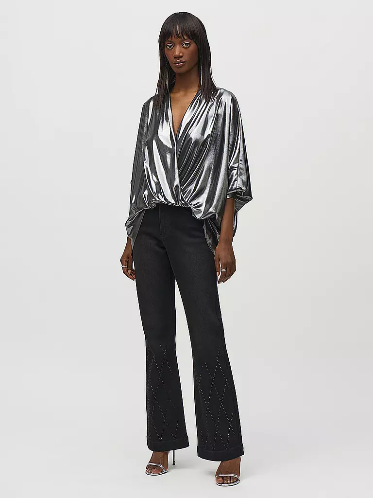 JOSEPH RIBKOFF Bluse silber