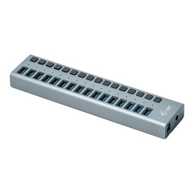 i-Tec USB 3.0 Charging HUB - Hub - 16 x SuperSpeed USB 3.0 - de bureau