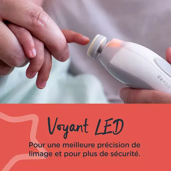Lixa elétrica para unhas de bebê Tommee Tippee Nail Care