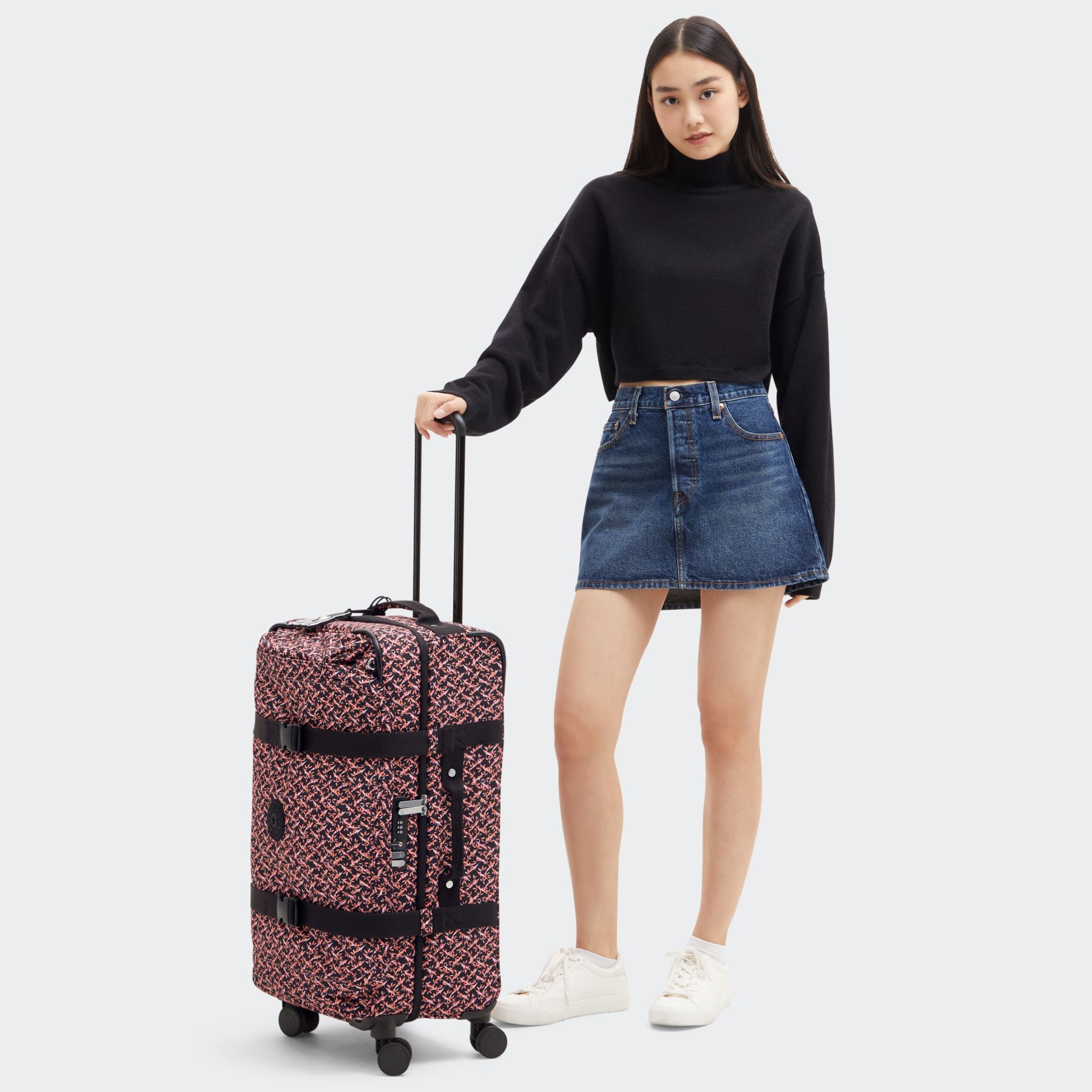 SPONTANEOUS M Valise de taille moyenne à 4 roues - Dancing Bouquet