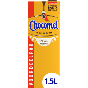 Chocomel 0% Suiker Toegevoegd Voordeelpak 1,5 L
