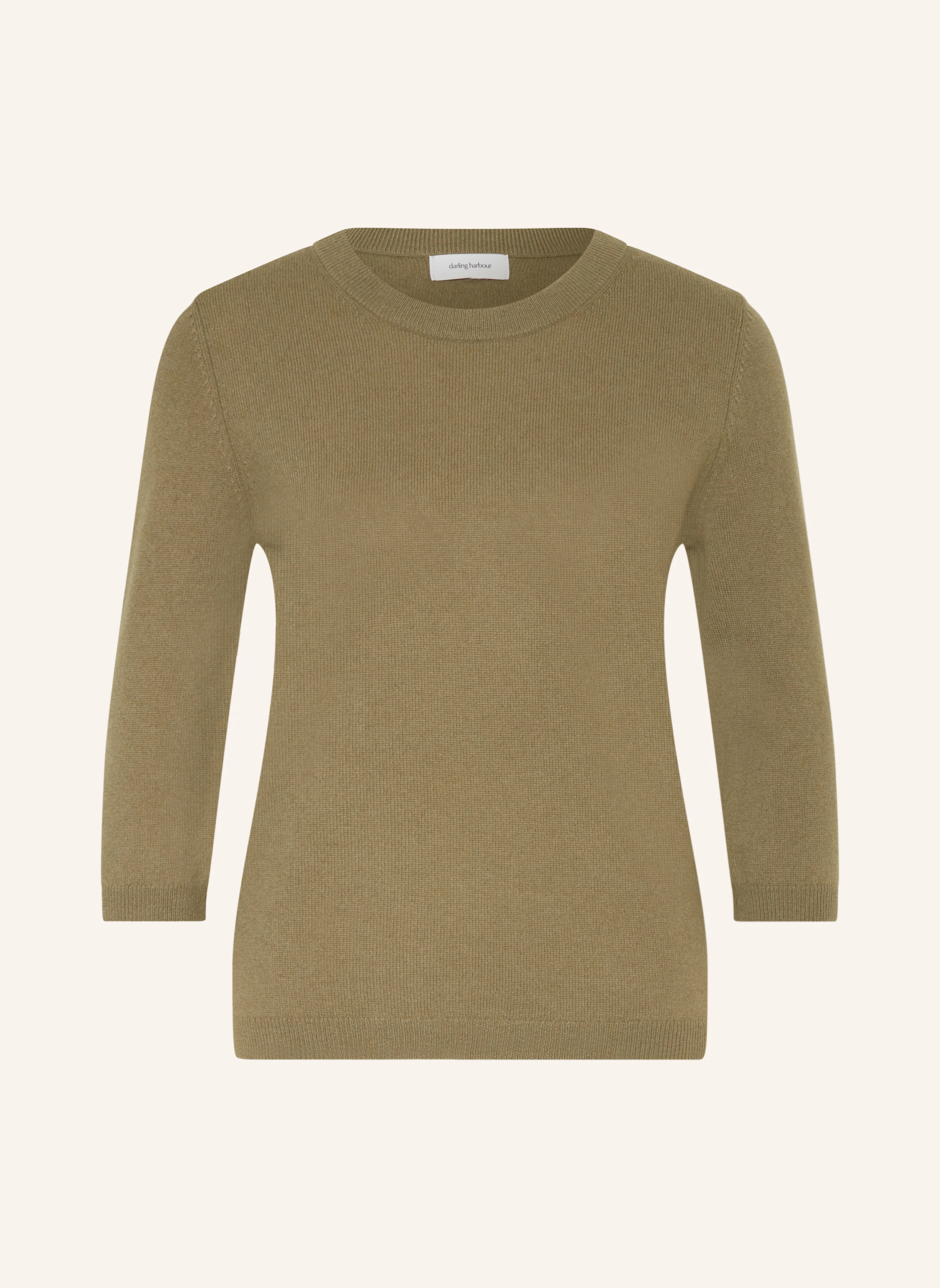 darling harbour Cashmere-Pullover mit 3/4-Arm