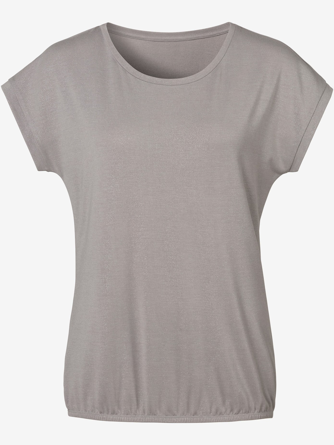T-shirt vivance, imprimé pailleté couleur argent